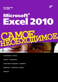 Обложка для книги Microsoft Excel 2010