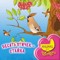 Обложка книги Десять птичек – стайка