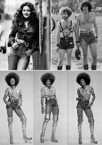 Мода 60-х и 70-х годов. Шорты (Hot-Pants).
