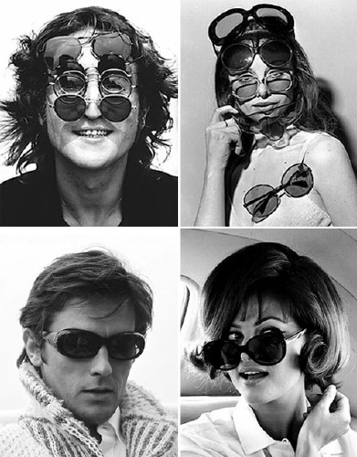 Мода 60-х и 70-х годов. Солнцезащитные очки (Sunglasses).