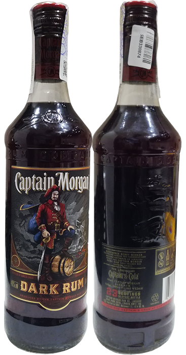 Ром Captain Morgan Dark в бутылке 0,7 литра