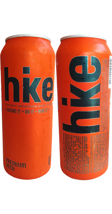 Пиво Hike Premium от Оболонь в банке 0,5 литра