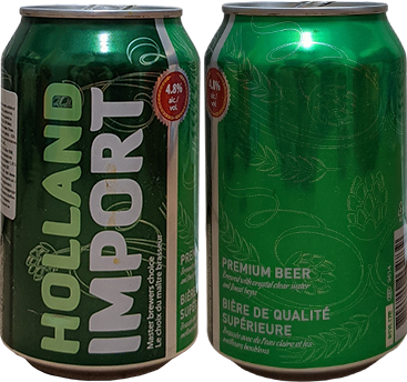 Пиво Holland Import в банке 0,33 литра