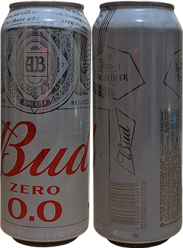 Пиво Bud Zero в банке 0,5 литра