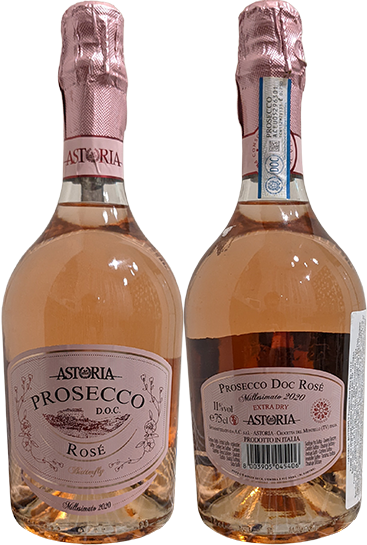 Газированное вино Astoria Prosecco Rose в бутылке 0,75 литра