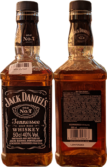 Виски Jack Daniels Old No.7 в бутылке 0,7 литра