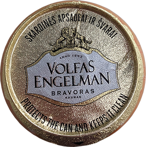 Пиво Volfas Engelman Blond в банке 0,568 литра релиз 2023 года этикетка