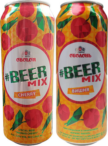 Пиво Beermix Вишня в банке 0,5 литра