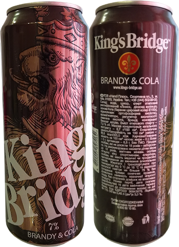 Слабоалкогольный напиток Kings Bridge Brandy and Cola