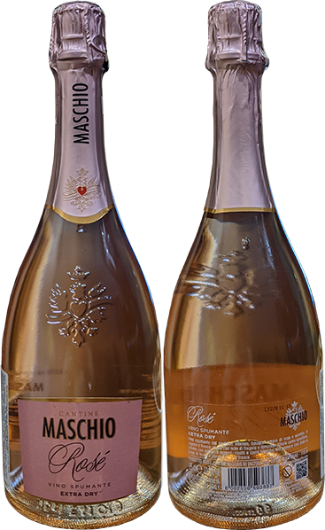 Вино игристое Cantine Maschio Rose в бутылке 0,75 литра