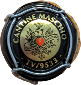 Вино игристое Cantine Maschio Rose в бутылке 0,75 литра пробка