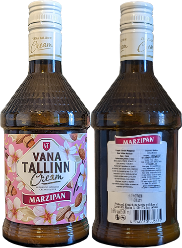 Ликер Vana Tallin Cream Marzipan в бутылке 0,5 литра