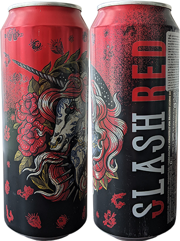 Пиво Slash RED в банке 0,5 литра