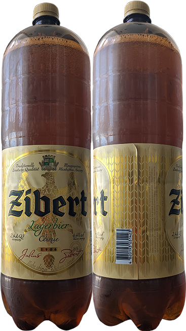 Пиво Zibert Светлое в бутылке 2,4 литра