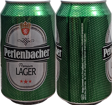 Пиво Perlenbacher Premium Lager в банке 0,33 литра