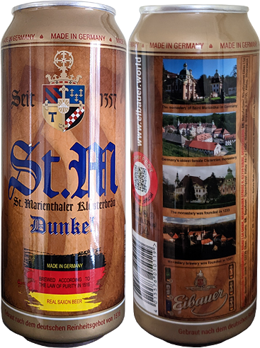 Пиво St. Marienthaler Dunkel в банке 0,5 литра