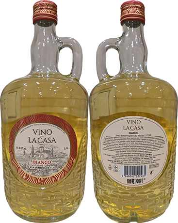 Вино Vino la Casa Bianco в бутылке 1 литр