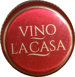 Вино Vino la Casa Rosso в бутылке 1 литр крышка