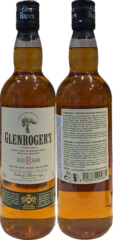 Виски Glenrogers Blended Malt Whisky 8 YO
