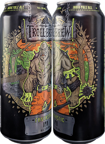 Пиво Troll-Brew Fantastic IPA в банке 0,5 литра