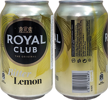 Напиток Royal Club Bitter Lemon в банке 0,33 литра