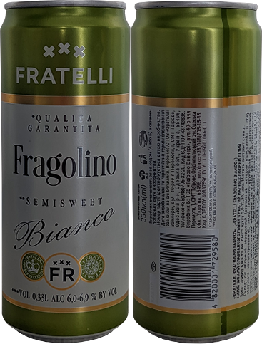 Винный напиток Fratelli Fragolino Bianco