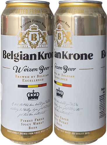 Пиво Belgian Krone Weizen в банке 0,5 литра в версии 2023 года