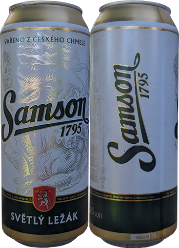 Пиво Samson Светлый Лагер в банке 0,5 литра