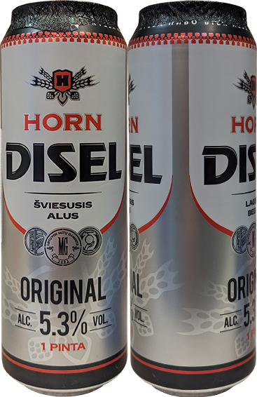 Пиво Horn Disel Original в банке 0,568 литра