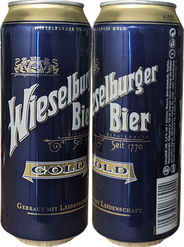 Пиво Wieselburger Gold в банке 0,5 литра