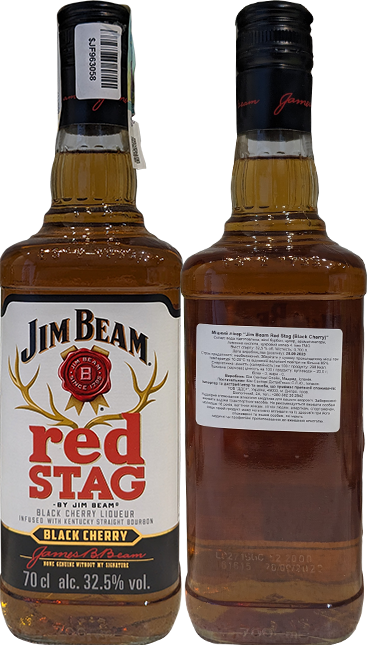 Ликер Jim Beam Red Stag в бутылке 0,7 литра