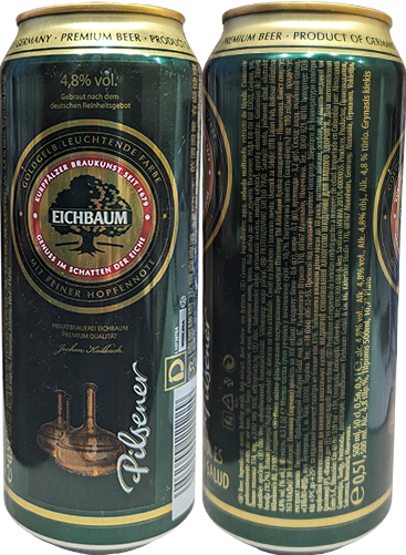 Пиво Eichbaum Pilsner в банке 0,5 литра