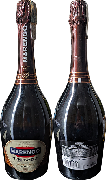 Игристое вино Marengo Semi Sweet Bianco в бутылке 0,75 литра