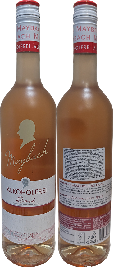 Вино Peter Mertes Maybach Rose Alkoholfrei в бутылке 0,75 литра