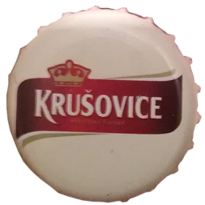 Пиво Krusovice Svetle в бутылке 0,5 литра крышка