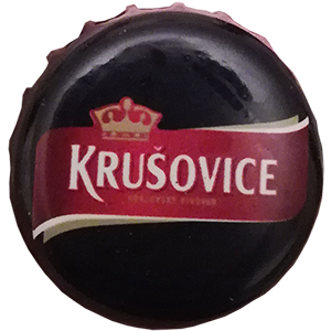 Пиво Krusovice Сerne в бутылке 0,5 литра крышка