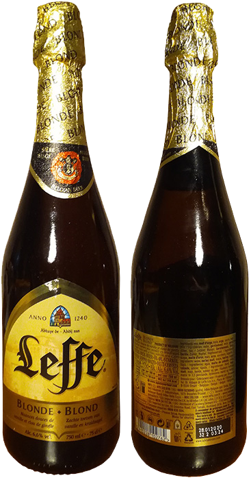 Пиво Leffe Blonde в бутылке 0,75 литра