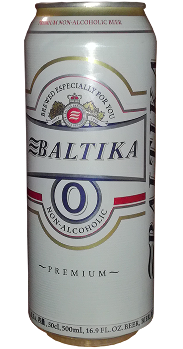 Пиво Балтика №0 Безалкогольное в банке 0,5 литра