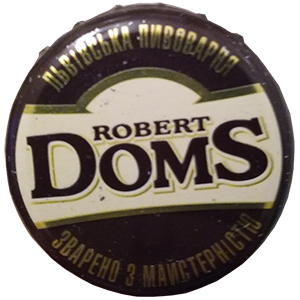 Пиво Robert Doms Amber Ale в бутылке 0,5 литра крышка