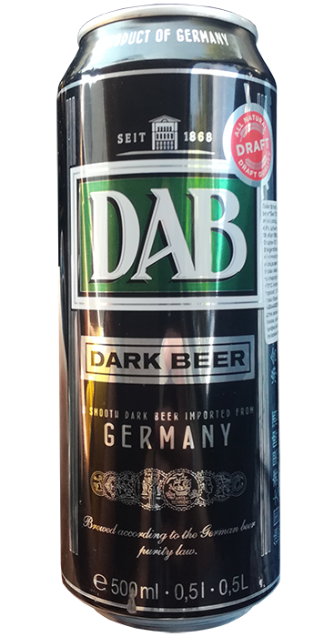Пиво Dab Dark Beer в банке 0,5 литра