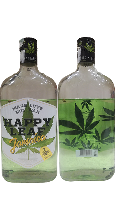 Настойка Happy Leaf Jamaica в бутылке 0,5 литра