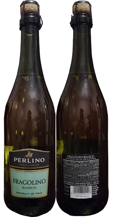 Шампанское Perlino Fragolino Bianco в бутылке 0,75 литра