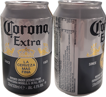 Пиво Corona Extra в банке 0,33 литра