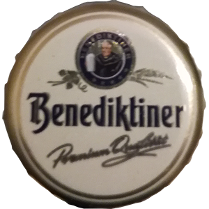 Пиво Benediktiner Weissbier в бутылке 0,5 литра крышка