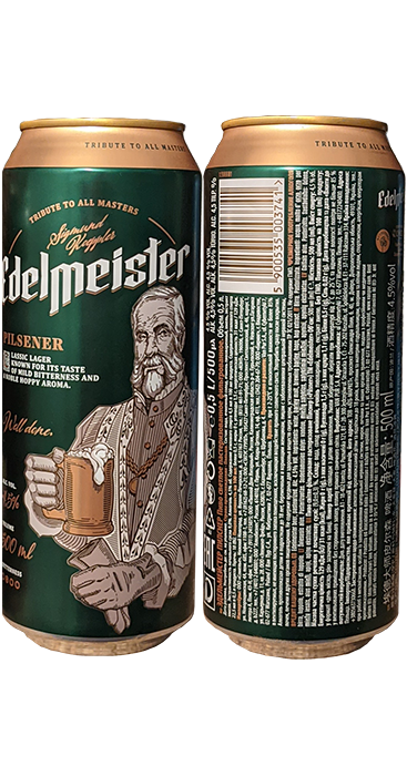 Пиво Edelmeister Pilsener в банке 0,5 литра