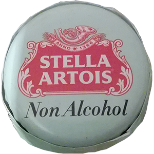 Пиво Stella Artois Non Alcohol в бутылке 0,5 литра крышка