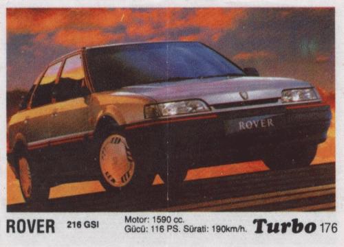 Turbo № 176: Rover 216 GSI
