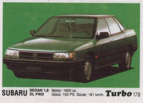 Turbo № 178: Subaru Sedan 1.8 DL FWD