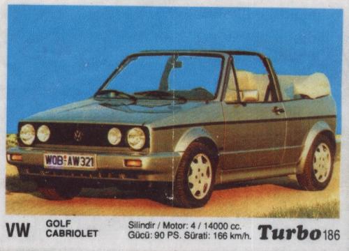 Turbo № 186: VW Golf Cabriolet