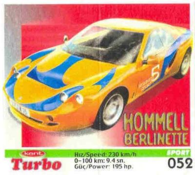 Turbo Sport № 52: Hommell Berlinette